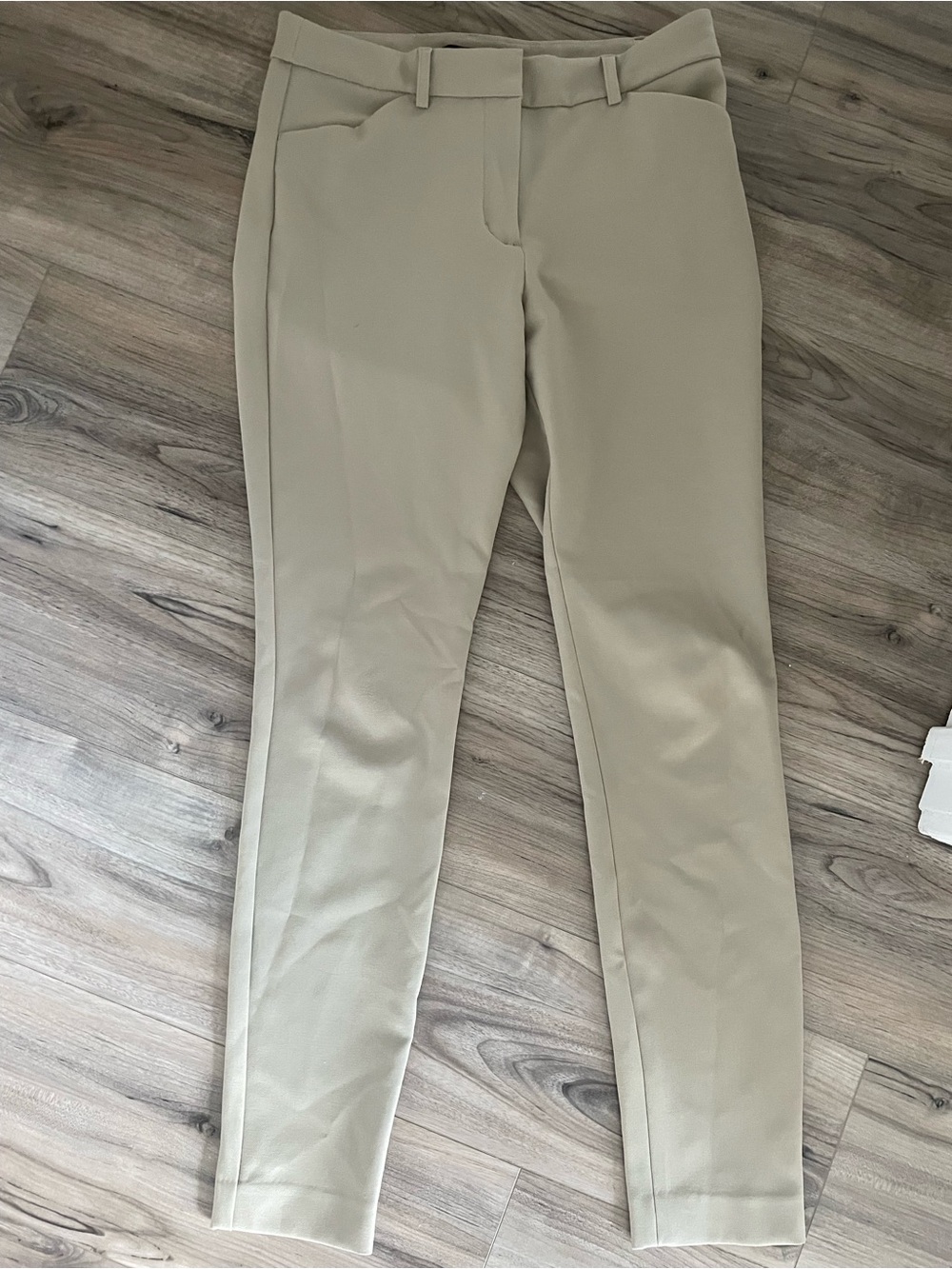 Express Slim Tailored Women's Pants in Beige